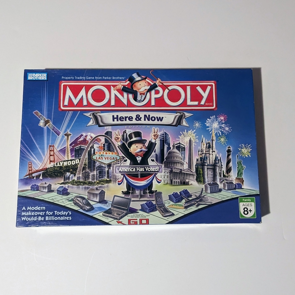 2006 Monopoly Here And Now Edition Parker Brothers 100% Complete!